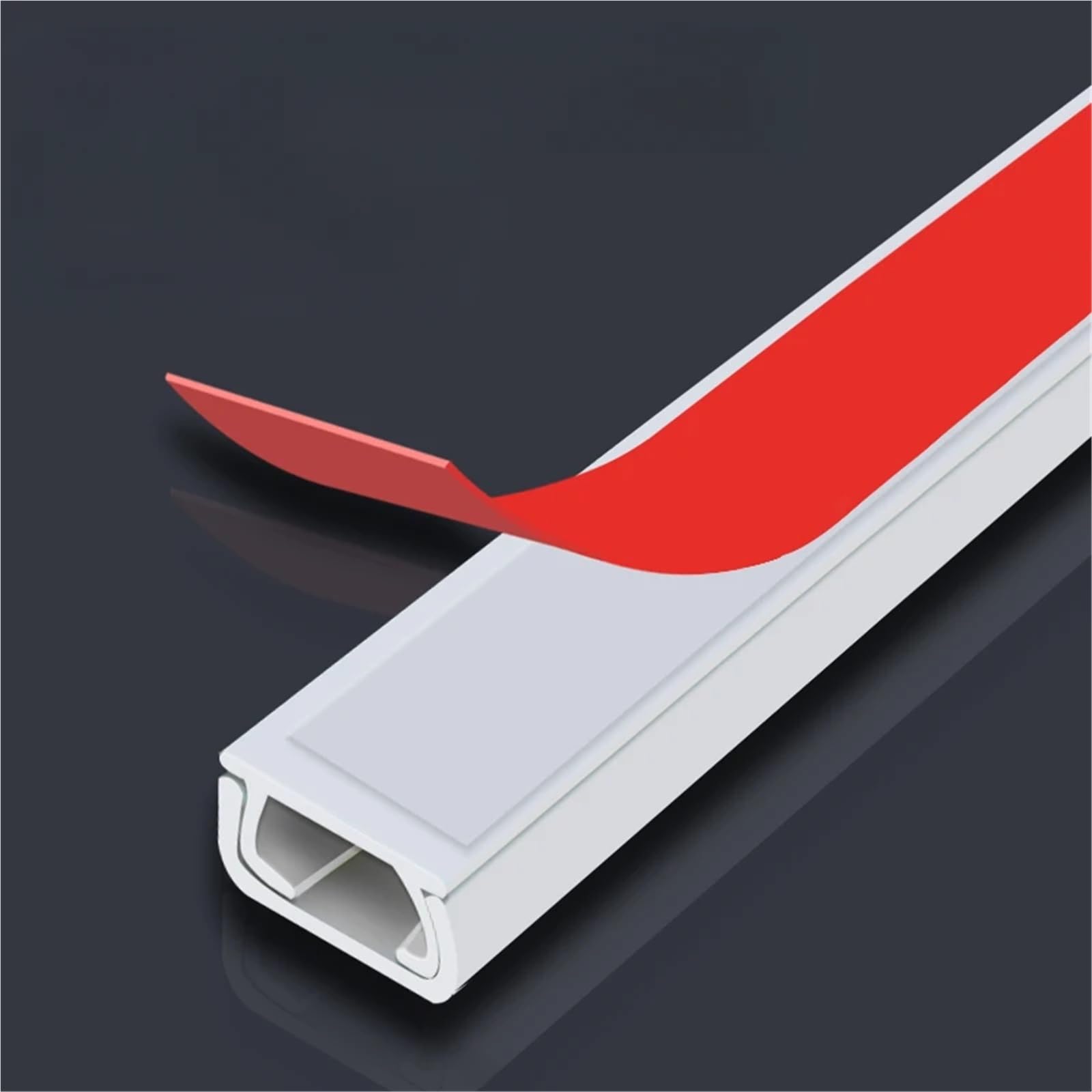 Kabelkanal Kabelabdeckungen Kabelversteck Kabelverstecke Kabelmanagement Wandkabelkanal Für Hause(10pcs,24mmx14mm 50cm)