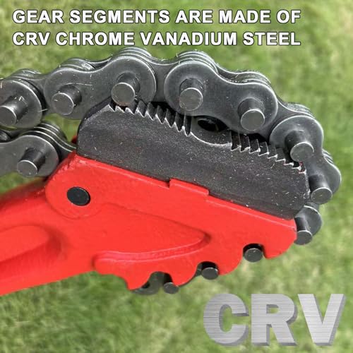ZrgGea Chain Pipe Wrench 36" for 4.2" ~ 7.5" Pipe Diameter, Chain Length 30". Heavy-Duty Chain Pipeline Tool for Pipeline Installation, Oilfield Pipeline Operations and Maintenance by ZrgGea - Used condition - Image 4