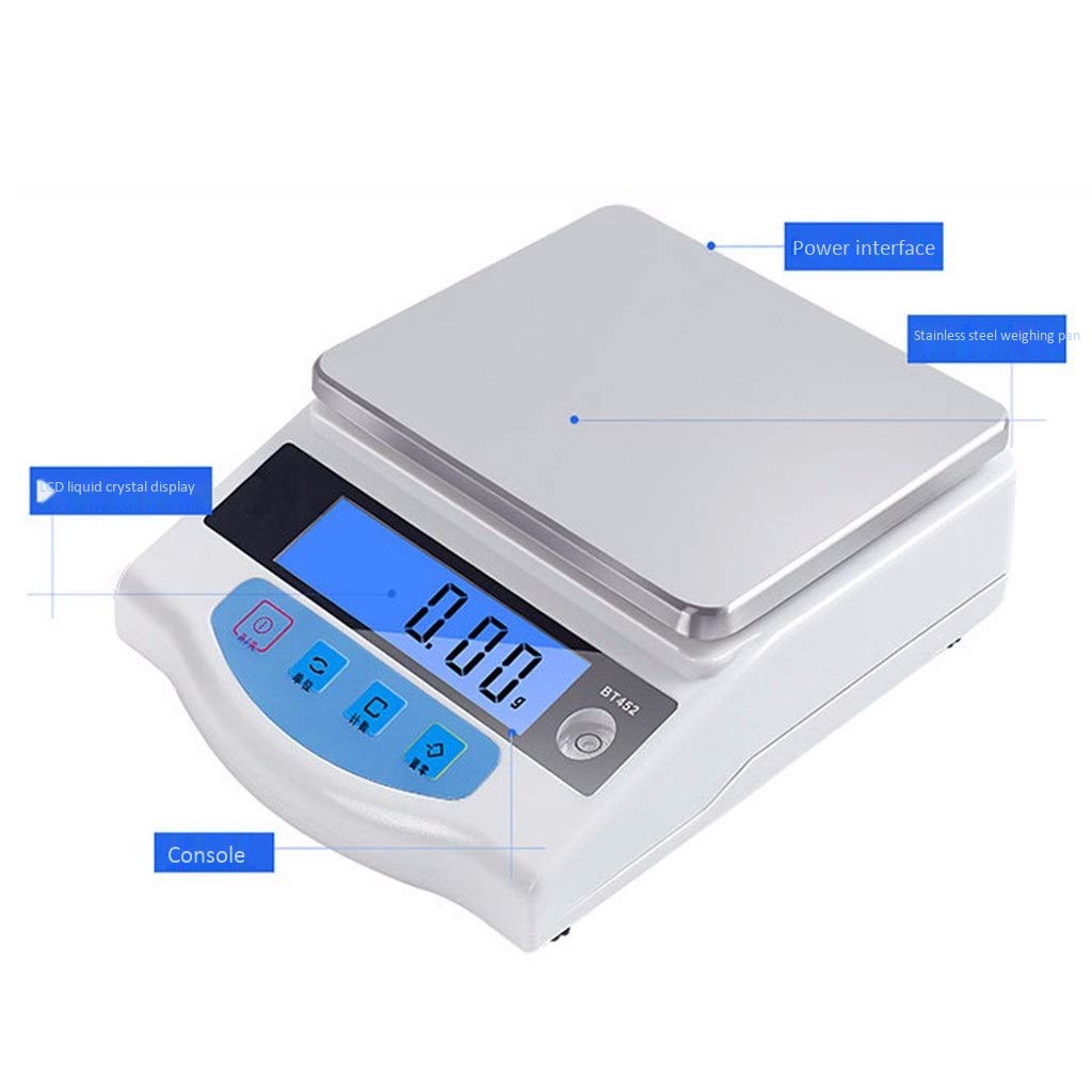 Bilance Analitiche Bilancia Digitale da Laboratorio Ad Alta Precisione da 2000 G/0,01 G Bilancia Analitica di Precisione da Laboratorio Bilancia per Gioielli Bilance CLAR,600g/0.01g