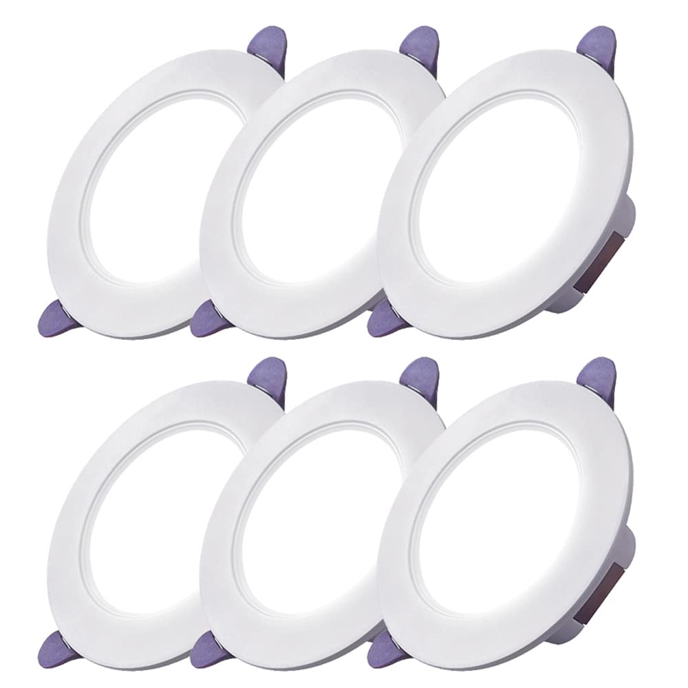 Luci a LED da incasso per uso industriale e commerciale, 7 W-36 W, confezione da 6,24 W-4000 K