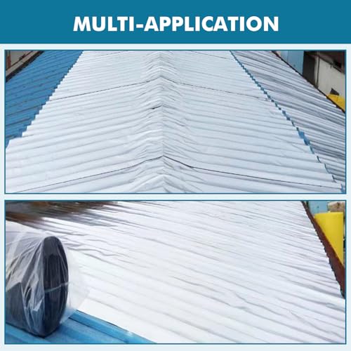 Image of Vaste Outdoor Waterproof TPO Butyl Sheet, 3.28feet x 16.4feet, RV /Marine Sealant Tape, Stop Camper Roof Leak, Roofing Sheet Repair, Boat Sealing, Weatherproof and Durable, UV-Resistant