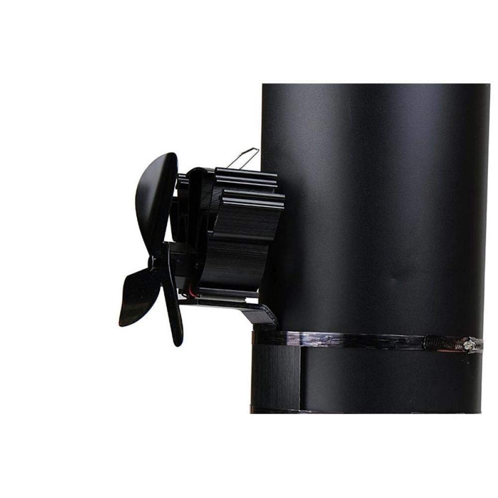 Three Leaf Chimney Fireplace Fan Household Heat Energy Efficient Distribution Winter Heating Accessories Fireplace Fan