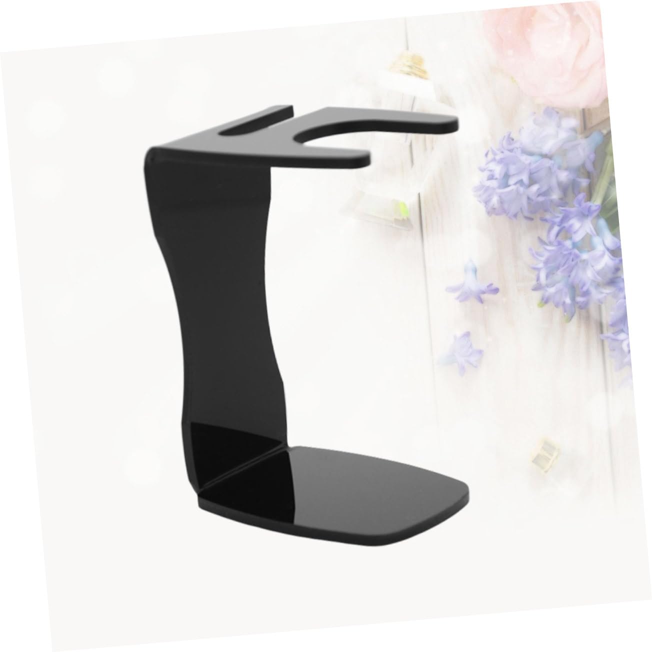 OSOLADY Men Acrylic Shaving Brush Stand Holder Elegant Razor and Brush Organizer for Home Barber Salon Use Fits Brushes Durable Design for