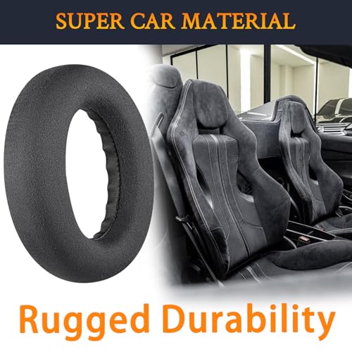 SOULWIT almohadillas de repuesto de micro ante para audífonos inalámbricos Bose 700 (NC700), cojines para oreja con espuma de cancelación de ruido de alta densidad, grosor adicional - Negro miniatura 4