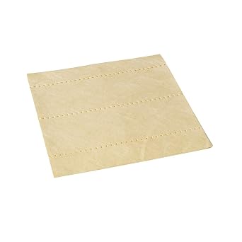 Spilfyter S2-71 Yellow Hazmat Premium Single Weight Sorbent Pad, 12" Length x 12" Width, Case of 100