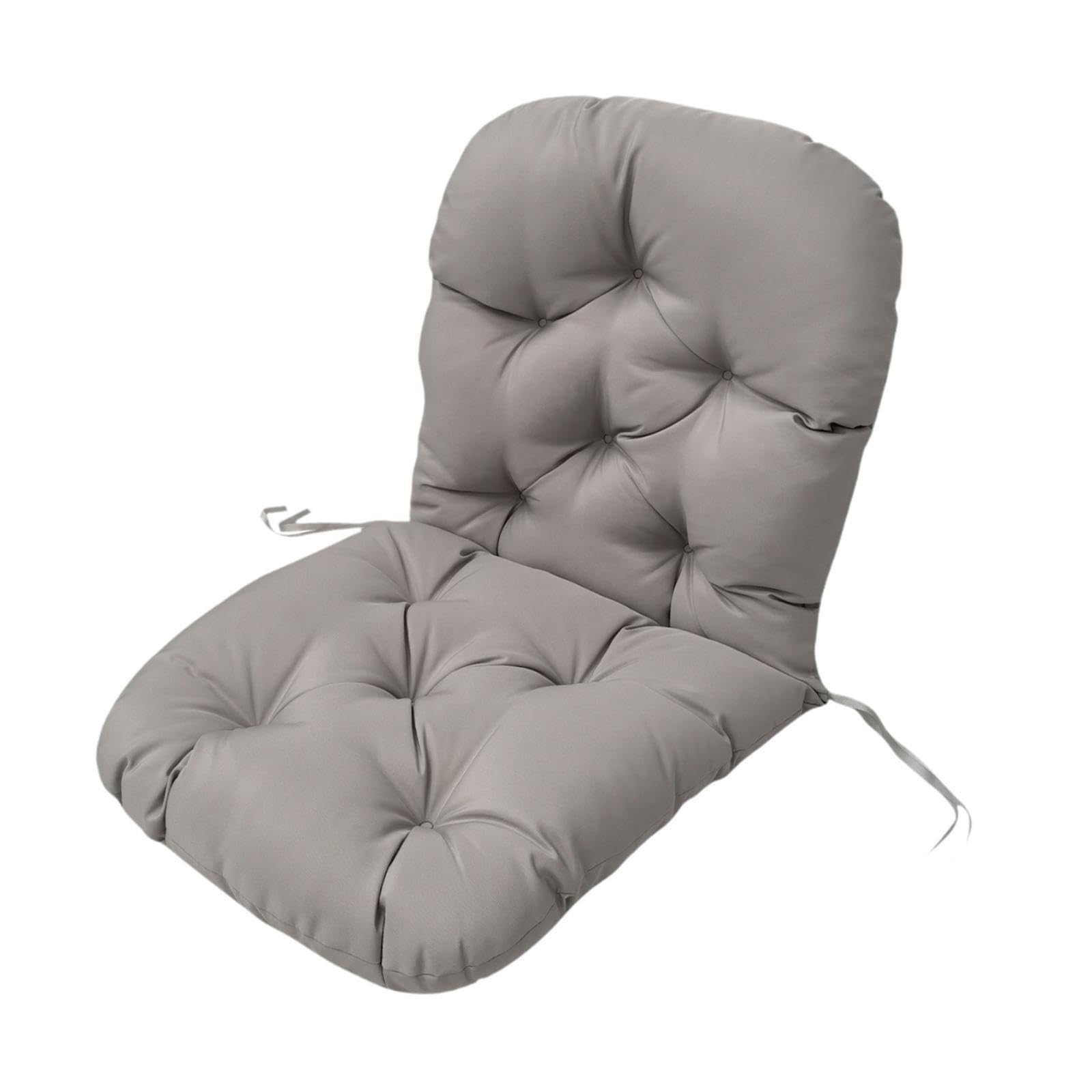 QIXCXAZ Outdoor Garden Chair Cushion Elegant Simple Effortlessly Enhances Outdoor Spaces Rocking Chair Cushion Waterproof Solid Color Can Be Finish. Garden