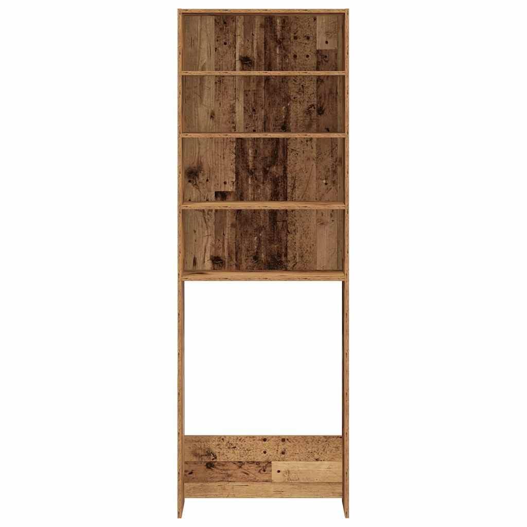Waschmaschinenregal 64x24x190 cm 4 Faecher