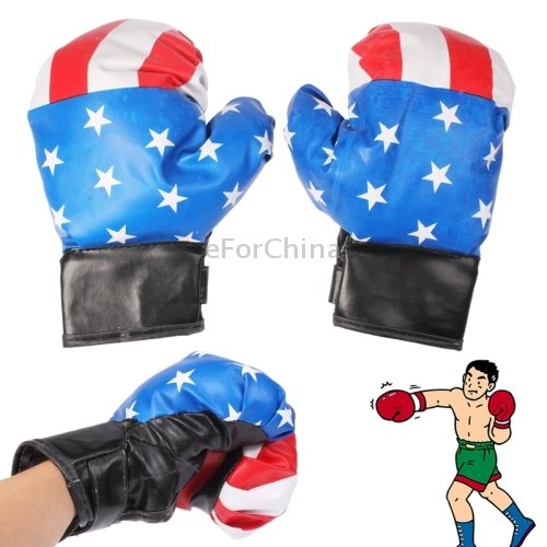 PU Leather American Flag Boxing Gloves Amazon.in Electronics