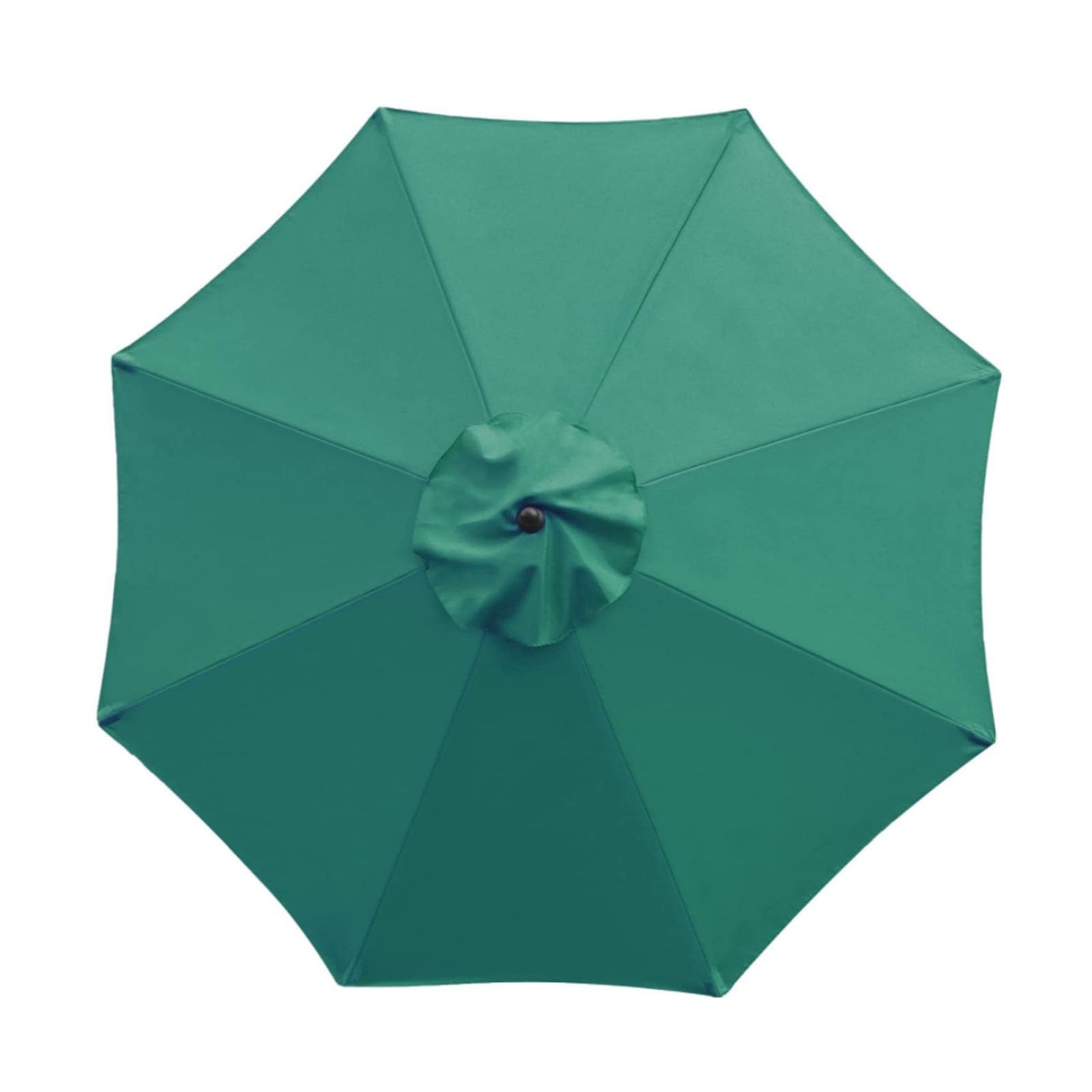 200/230/270/300cm Patio Umbrella Replacement Canopy 6 Ribs/8 Ribs Canopy Replacement Top UV Sun Protection Polyester Umbrella Canopy for Garden Market Table Parasol ( Color : Green , Size : 300cm/10FT