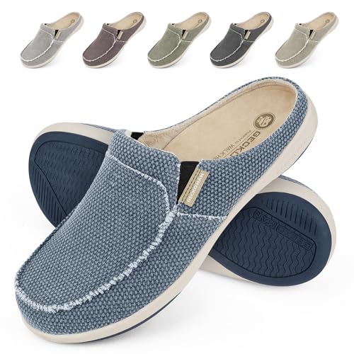 Men's Canvas Slipper with Arch Support