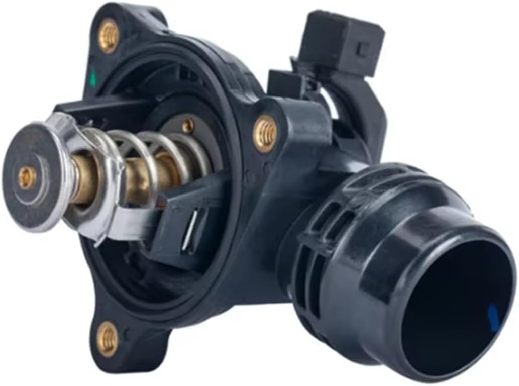 Thermostat Engine Coolant Replacement, Car Engine Thermostats, for BMW E81 E87 E82 E88 116i 118i 120i E46 E90 E91 316 318 320 E60 520 X1 E84 N43 N45 N46 11537510959 Thermostat Housing