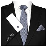 STYLE TIPP: Fein karierte Krawatten-Sets eignen sich durch das edle Finish zum festlichen Anlass...wie Hochzeit, Standesamt, Verlobung, Dinner-Party, Abendessen, Fest und Event aber auch fürs Restaurant, Bar, Cafe, Messe, Geschäftsessen und Büro