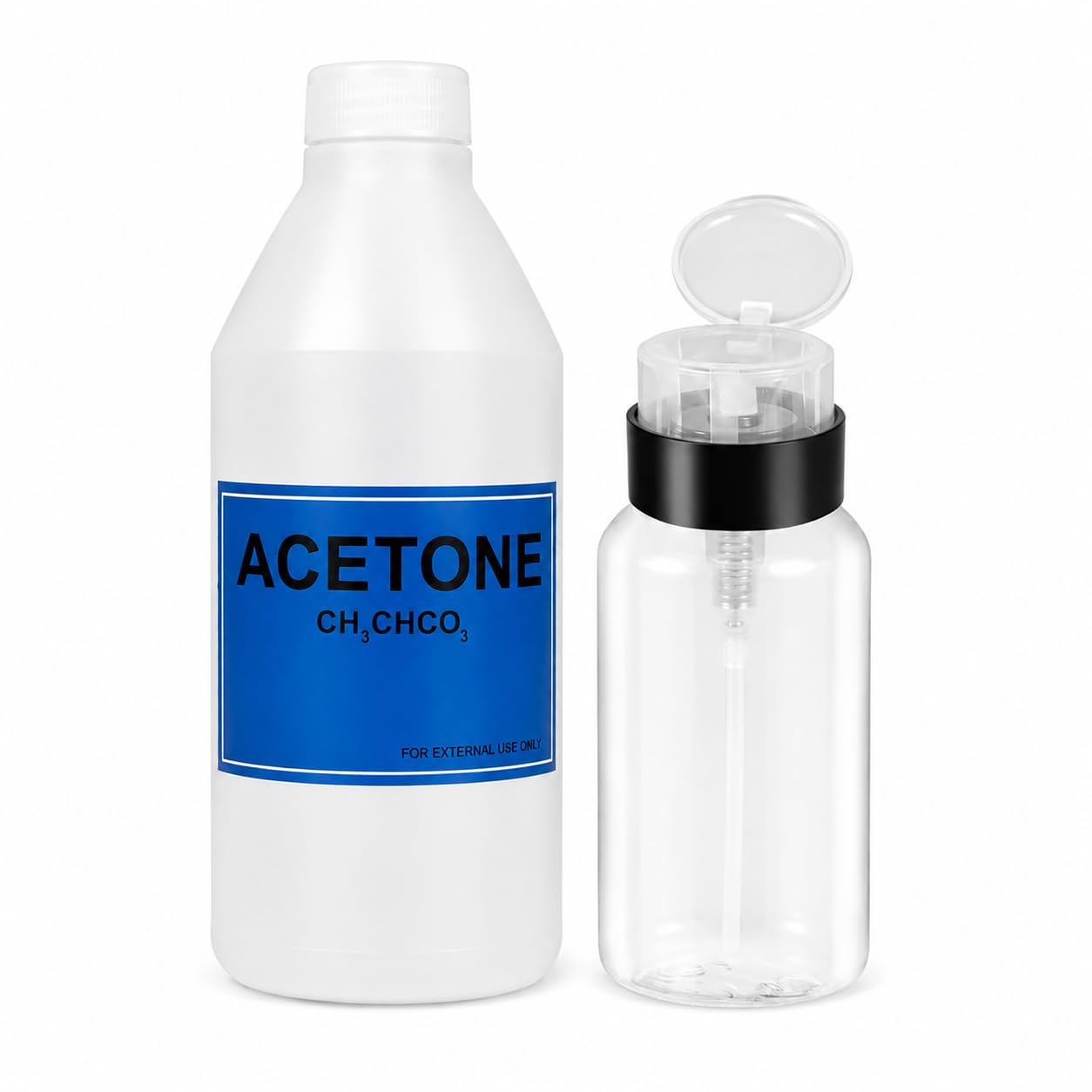 100% Pure Acetone Nail Polish Remover 400 ml with Pump Dispenser Bottle Combo | Professional Salon Grade Fast Acting Formula | Removes Nail Polish, Nail Colour & Nail Glue Residue | Ideal for Manicure, Pedicure, Artificial & Press-On Nails-image-36
