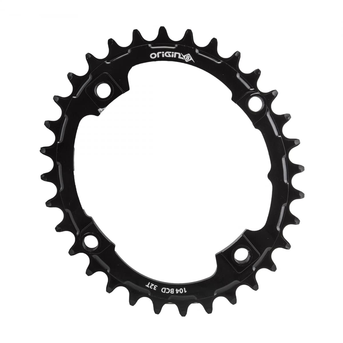 Origin8 Holdfast - Plato ovalado (1 unidad, 104 mm, BCD, 32 dientes)