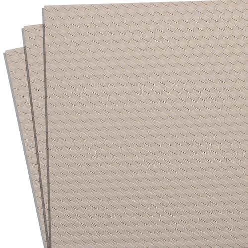 HOLSTEX Thermoform Sheet - (Basketweave Texture) - (.093 Thickness) - (12in x 12in Sheet) - (Desert Tan) - (3 Sheets) - for Holster Making, DIY Cosplay, Airsoft Armor