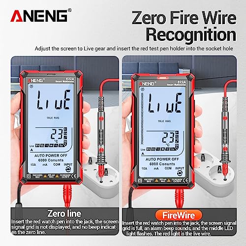 Ampèremètre Smart Touch rechargeable Irfora avec mesure précise de condensateur - 4