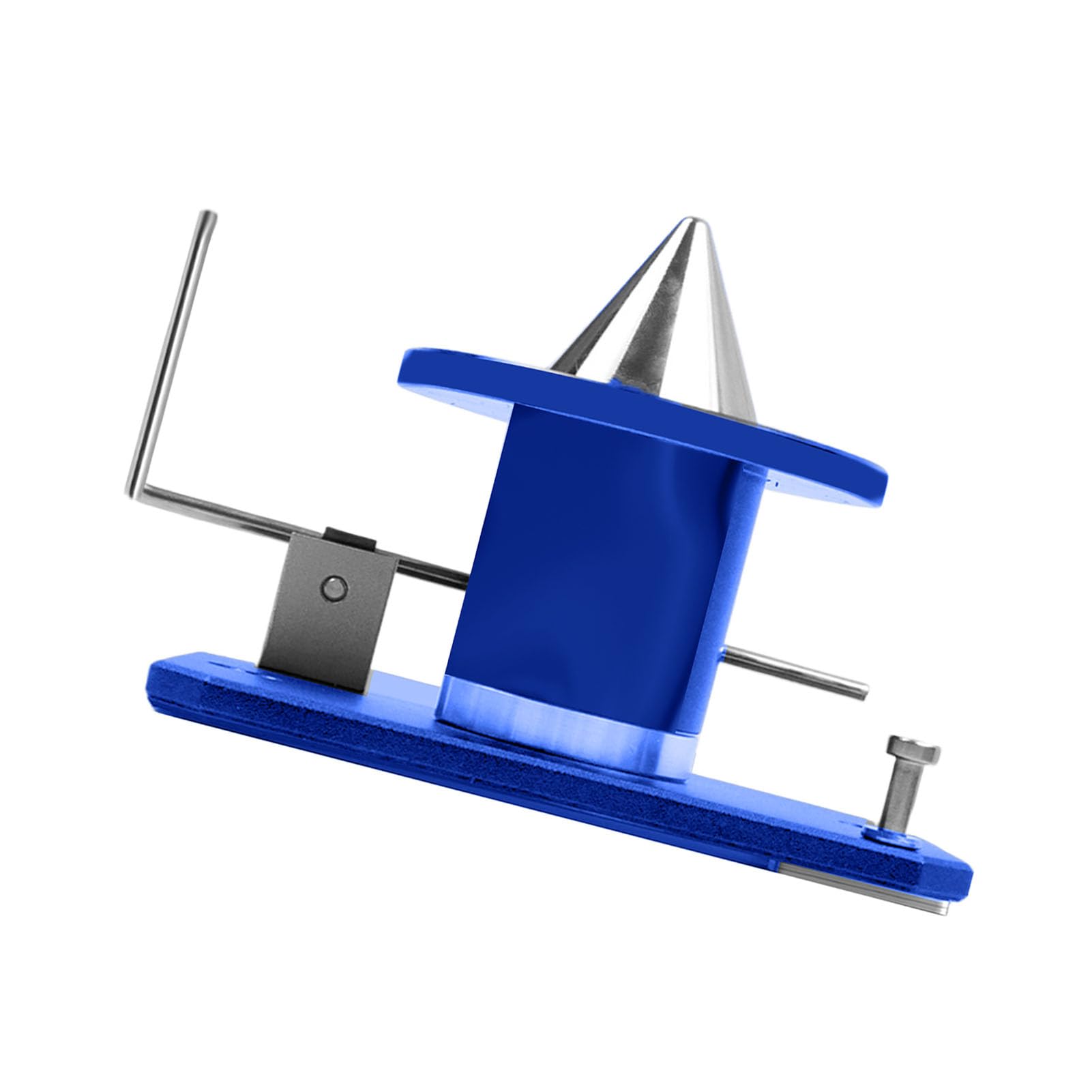 LiebeWH Balanceador de Cuchillas para Cortacésped, Herramienta Duradera de Montaje en Pared para Corte Eficiente, Acero de Aleación para Jardineros y Paisajistas (Blue)