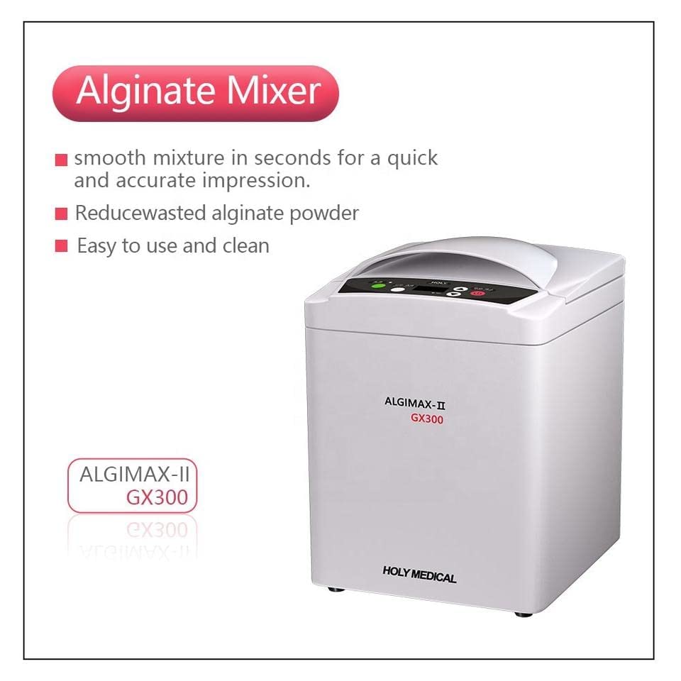 ORILAO Alginate Impression Material Mixer ALGIMAX-II GX300 with Cups Bowl Blender Dentistry Lab Equipment