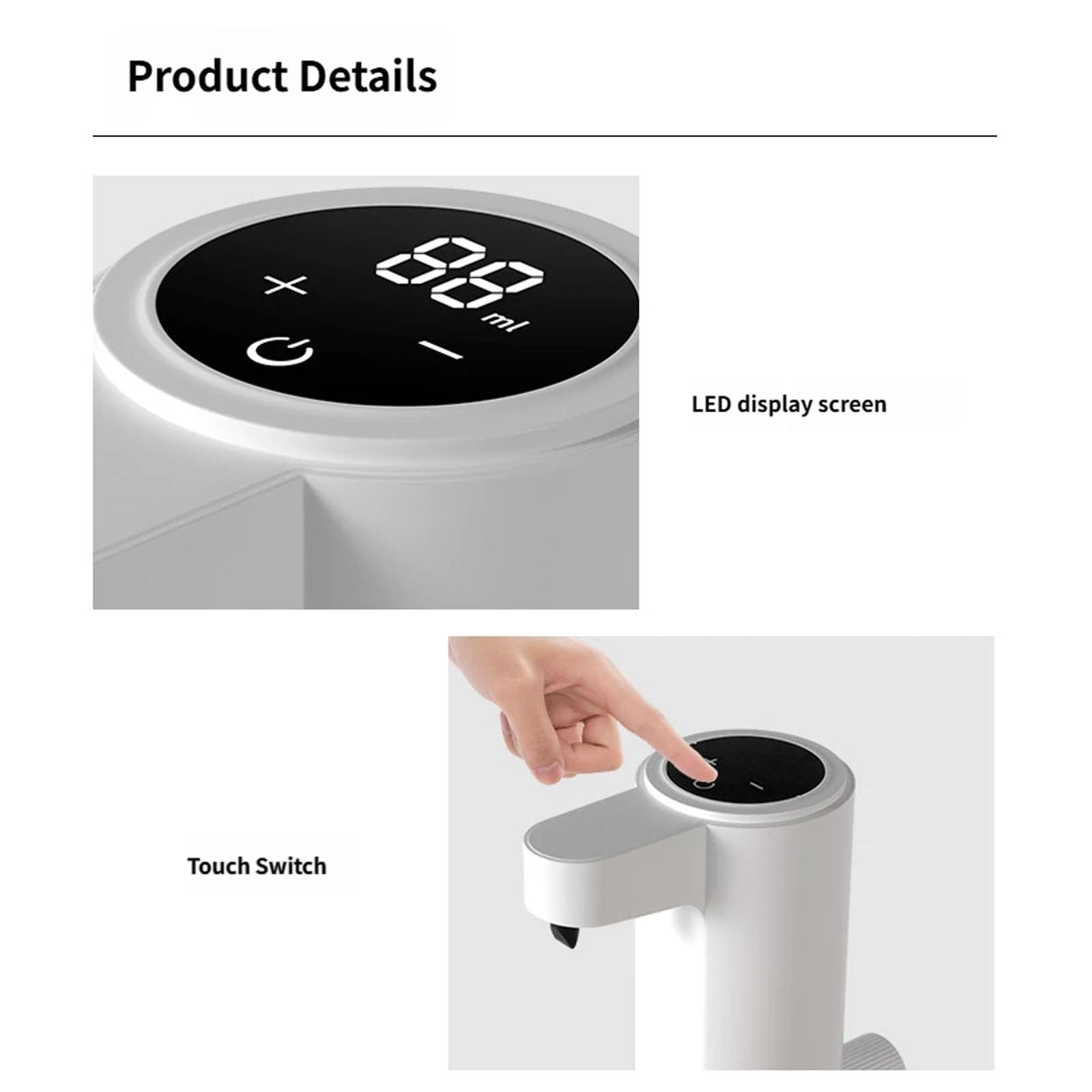 Dosatore Automatico detersivo per Lavatrice con Comoda Maniglia Perfetta per l ' Ambiente Domestico Bottiglia detersivo salvaspazio