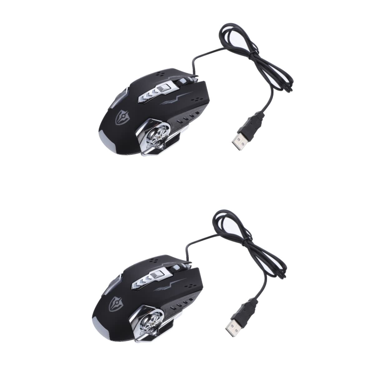 Gatuida Mouse Cablato Da Gioco Con Illuminazione a Led Ergonomico Per Il Massimo Comfort Struttura in Plastica Abs Per Pc/laptop.