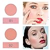 CCbeauty 8 Colors Face Blush Palette Matte Shimmer Professional Natural Long Lasting Lightweight Portable Foundation Contour Highlight Pressed Powder Makeup Palette for Women Girls