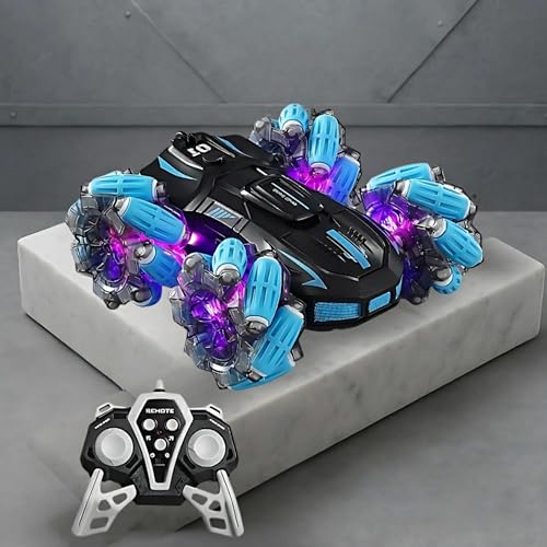 Image of Remote Control Stunt Spray Car for Kids | High Speed Racing with Mist Spray Action | 360 Rotating Dual Sided Off Road Vehicle | Remote Control Extreme Drift Car for Kids & Adults