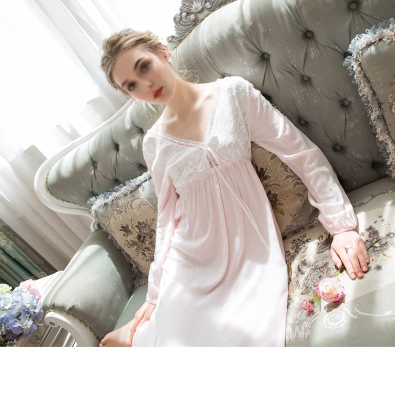 ピンク スリーブ付き ナイトドレス カラードレス ピンクドレス