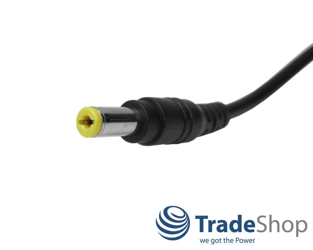 Trade-Shop zasilacz sieciowy ładowarka kabel do ładowania 42 V 2 A do akumulatorów 36 V z okrągłą wtyczką 5,5 mm x 2,1 mm do rowerów elektrycznych, pedelec, akumulator do ładowania