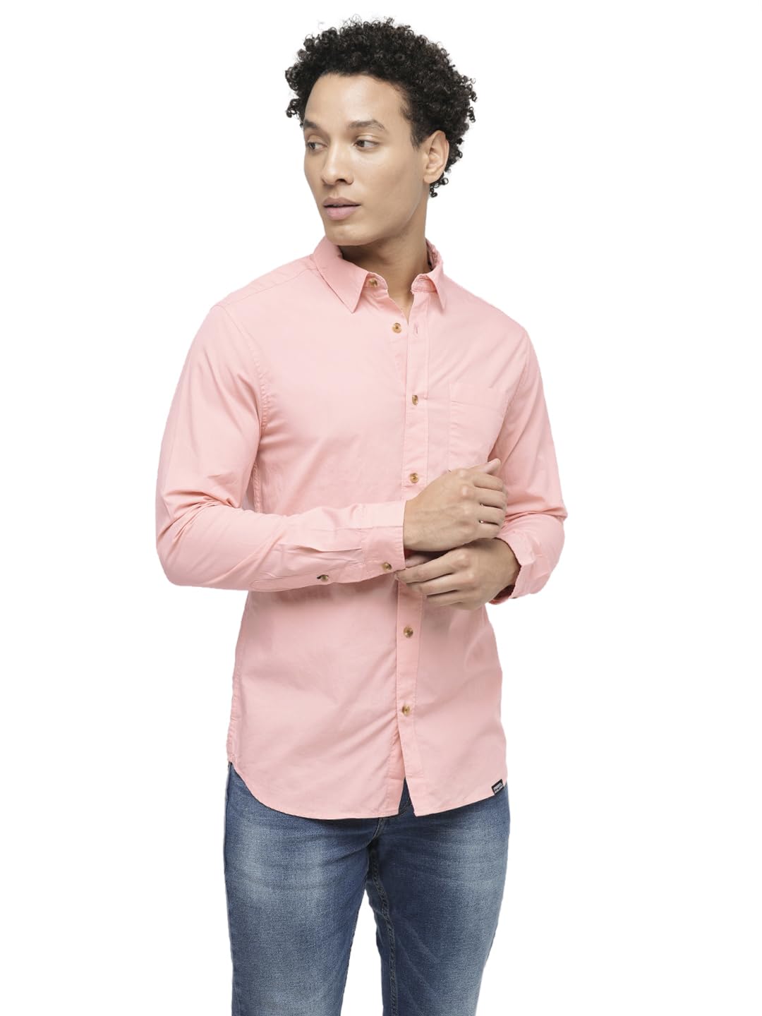 JACK & JONESMen's Cotton Slim Fit Shirt