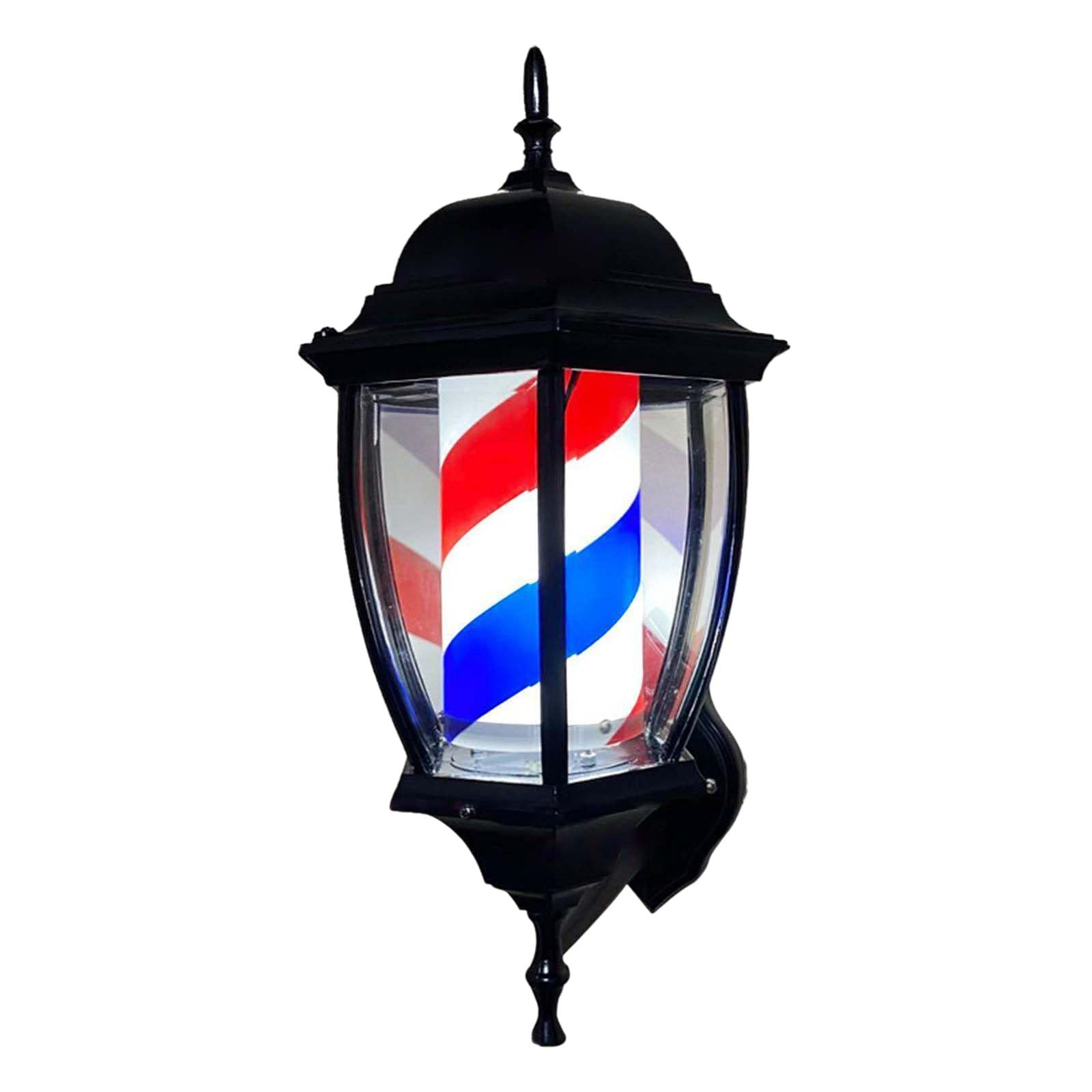 SECRET DESIRE Barber Pole EU Adapter Rotating Classic Outdoor Lighting Red Stripes|Salon & Spa Equipment|Salon & Spa Supplies