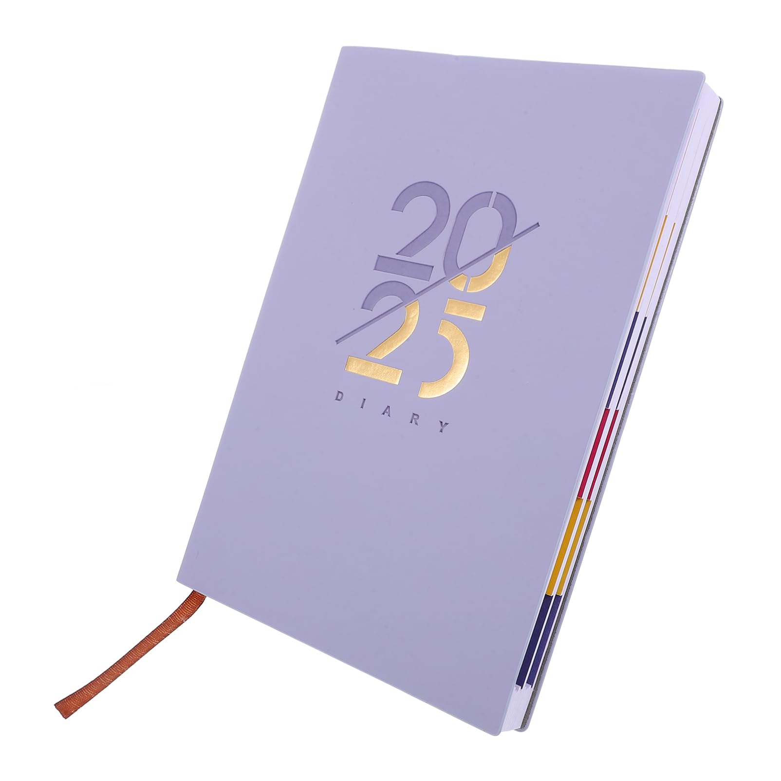 Daily Planner Notebook A5 2025 in Carta e Pu, Agenda