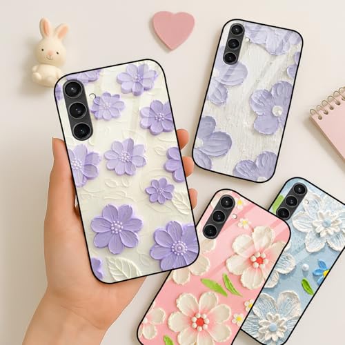 Image of COLORflow Back Cover Compatible with Samsung S23 FE 5G | Whisper of Petals Customized | Shockproof TPU Bumper with Camera Protection Back Cover Compatible with Samsung Galaxy S23 FE 5G