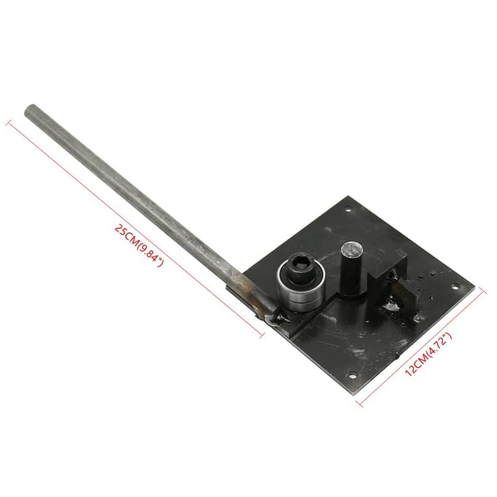 1-8mm Ręczna Giętarka do Prętów Stalowych, DIY Okrągła Maszyna do Gięcia Prętów Zbrojeniowych Budynek Budowlany Zdeformowane Narzędzie do Składania Prętów