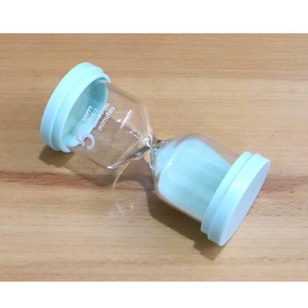 Clessidra Montessori, Set di Clessidre Colorate da 1/3/5 Minuti, Clessidra in Plastica Infrangibile e Durevole (3 Pezzi)