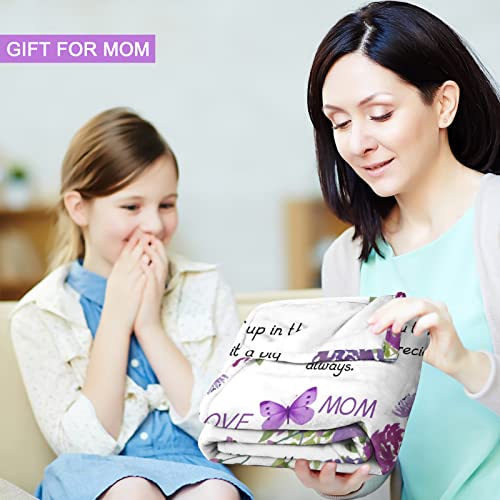 Mom Blanket, Birthday Gifts for Mom, Fall Mother Gifts from Daughter Son - image 5