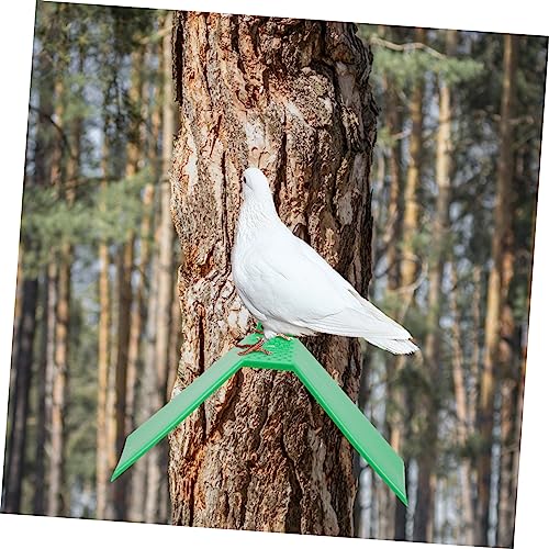 FOMIYES 10 peças de suporte de pombo de plástico para pombas, poleiro de pombo, poleiro de pombo, su
