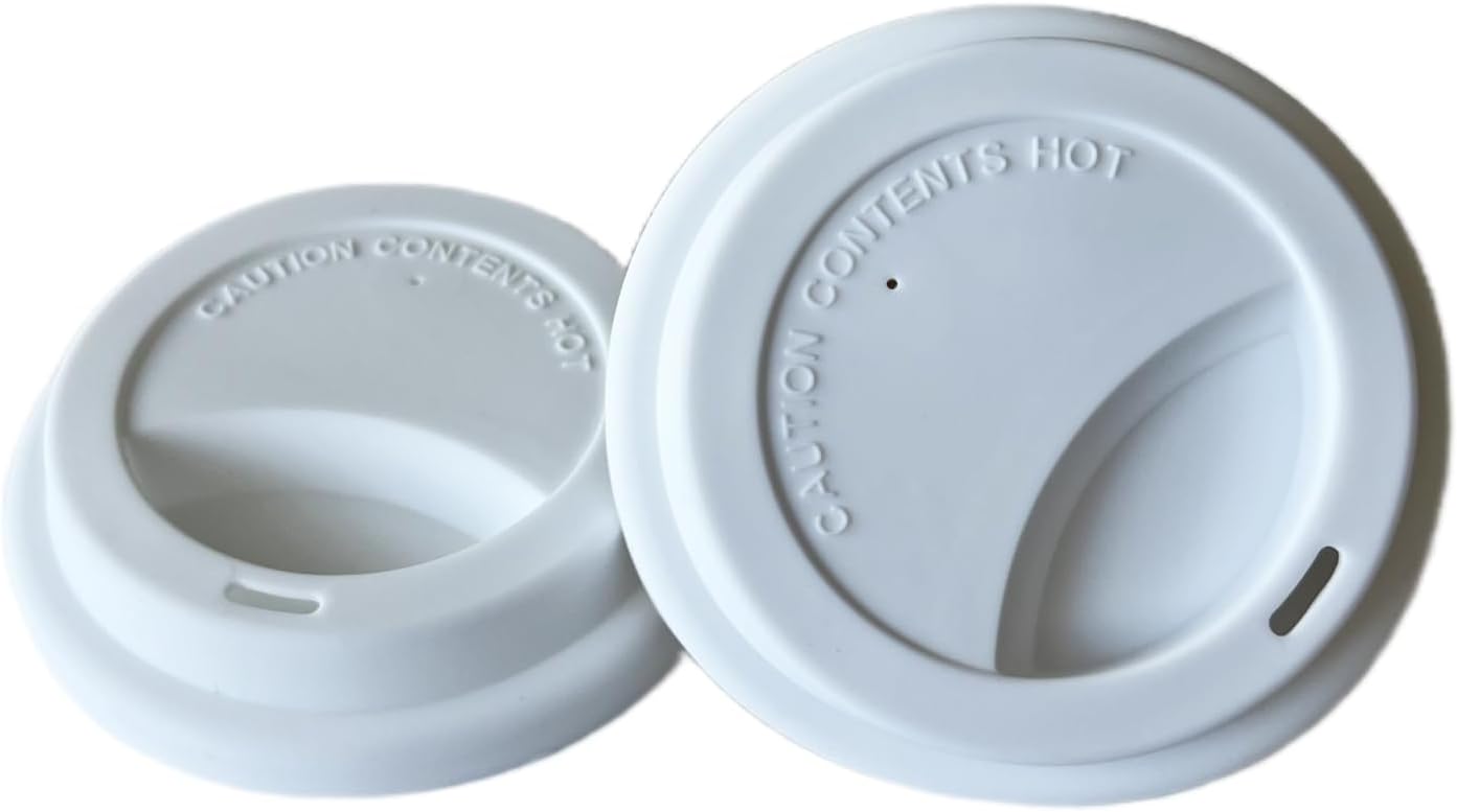 Fundas de silicona para tazas, tapas de silicona reutilizables para tazas, tazas y tazas flexibles, tapas de tazas calientes para café, color