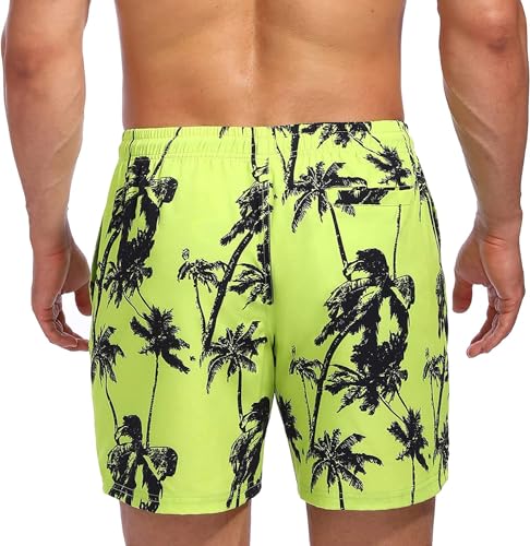 Dresofu Mens Swim Trunks Quick Dry Swim Shorts with Mesh Lining Funny Swimwear Bathing Suits3