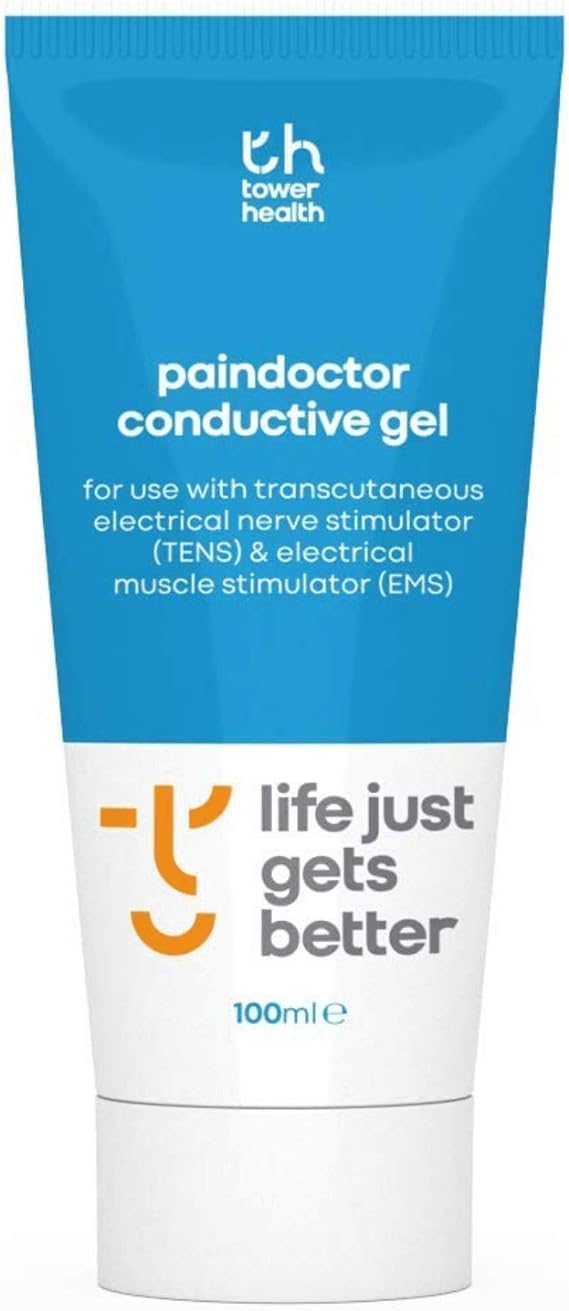 Conductive Gel for use with Circulation Massagers, Pain Doctor and TENS Machines - 100ml Tube