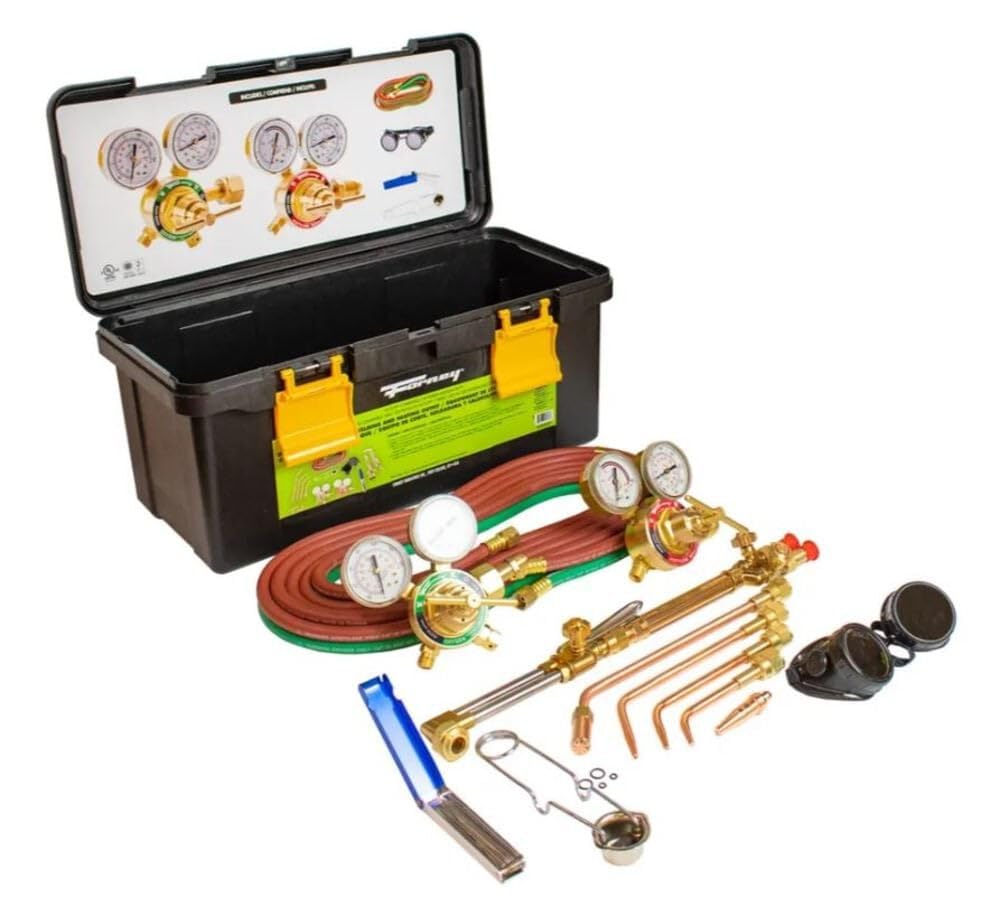 Kit de lampe de poche oxygène acétylène Forney 1707 chalumeau Medium Duty type Victor