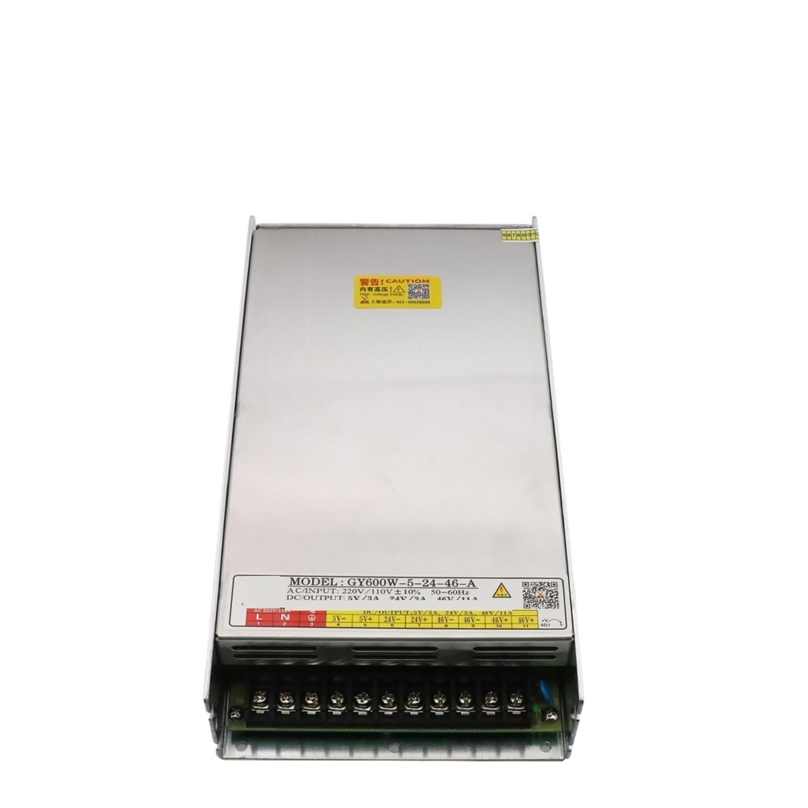 Fuente de alimentación conmutada Fuente de alimentación conmutada GY600W-5-24-46 Salida DC5V 3A 24V 3A 46V 11A