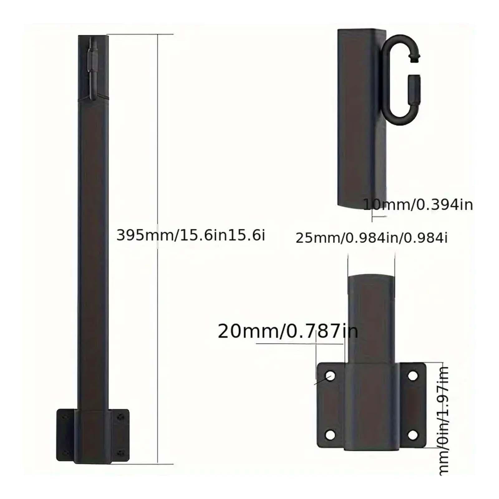 Lot de 4 Poteaux Lumineux en Fer pour Extérieure, Terrasse Ou Mariage.