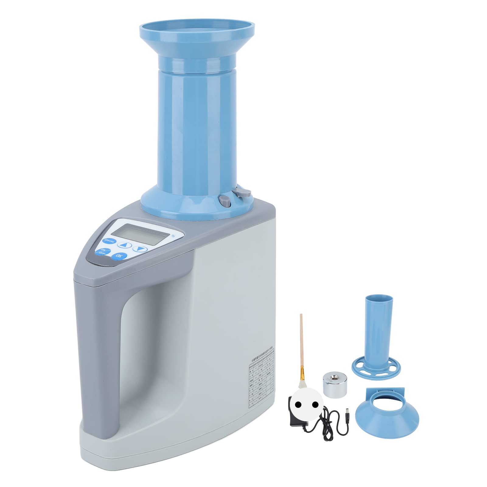 Humidimètre de Céréales Professionnel avec Pesée Intégrée, Hibernation Automatique et Base Stable pour Analyse de Grains, Acquisition et Stockage