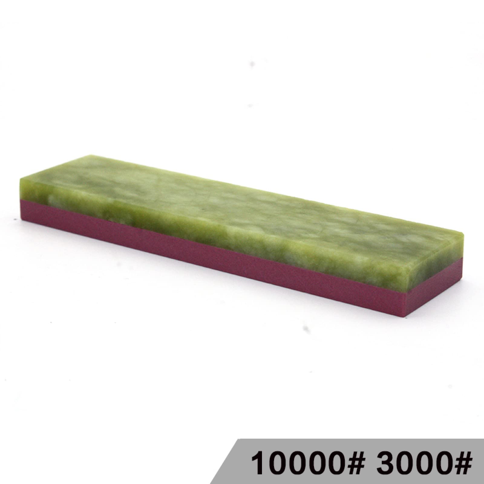 Profesjonalny kamień do ostrzenia noży, Rubinowy kamień do ostrzenia noży Osełka dwustronna 100x25x10mm 800-10000 Grit 2 szt(3000 10000 Grit)