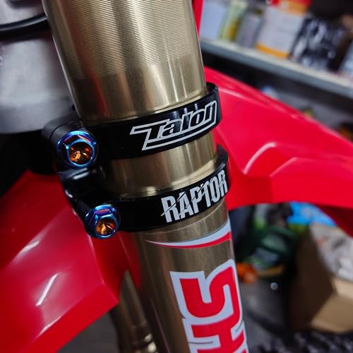 Image of Rison Titanium Bolts - Flanged Hex Head Titanium M6x1.0x25mm 6AL4V Aerospace Grade Ti Bolt (Burnt Blue, Pack of 5)