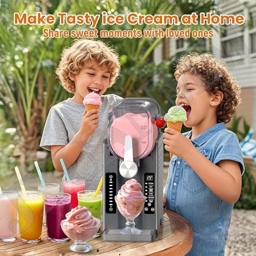 Slushie Machine for Home - No Ice Needed Slushy Machine with Auto Cleaning, One-Touch Reservation & 6 Preset Programs Drink Maker for Margaritas, Milkshakes, Slush and More,42cm(L) x19cm(W) x42cm(H) - Image 8