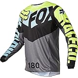 Fox Racing Herren 180 Trice Motocross Trikot Jersey, blaugrün, Medium