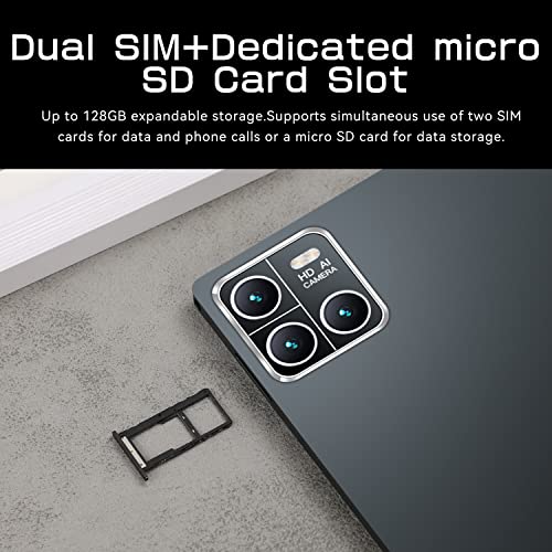 Tablet X13 Pro,12GB RAM,512GB ROM,Câmera Traseira 32MP, Câmera frontal de 16MP,Tela Imersiva de 10.1', Wifi, Android 12, 5G Dual-SIM (preto) - Imagem 8