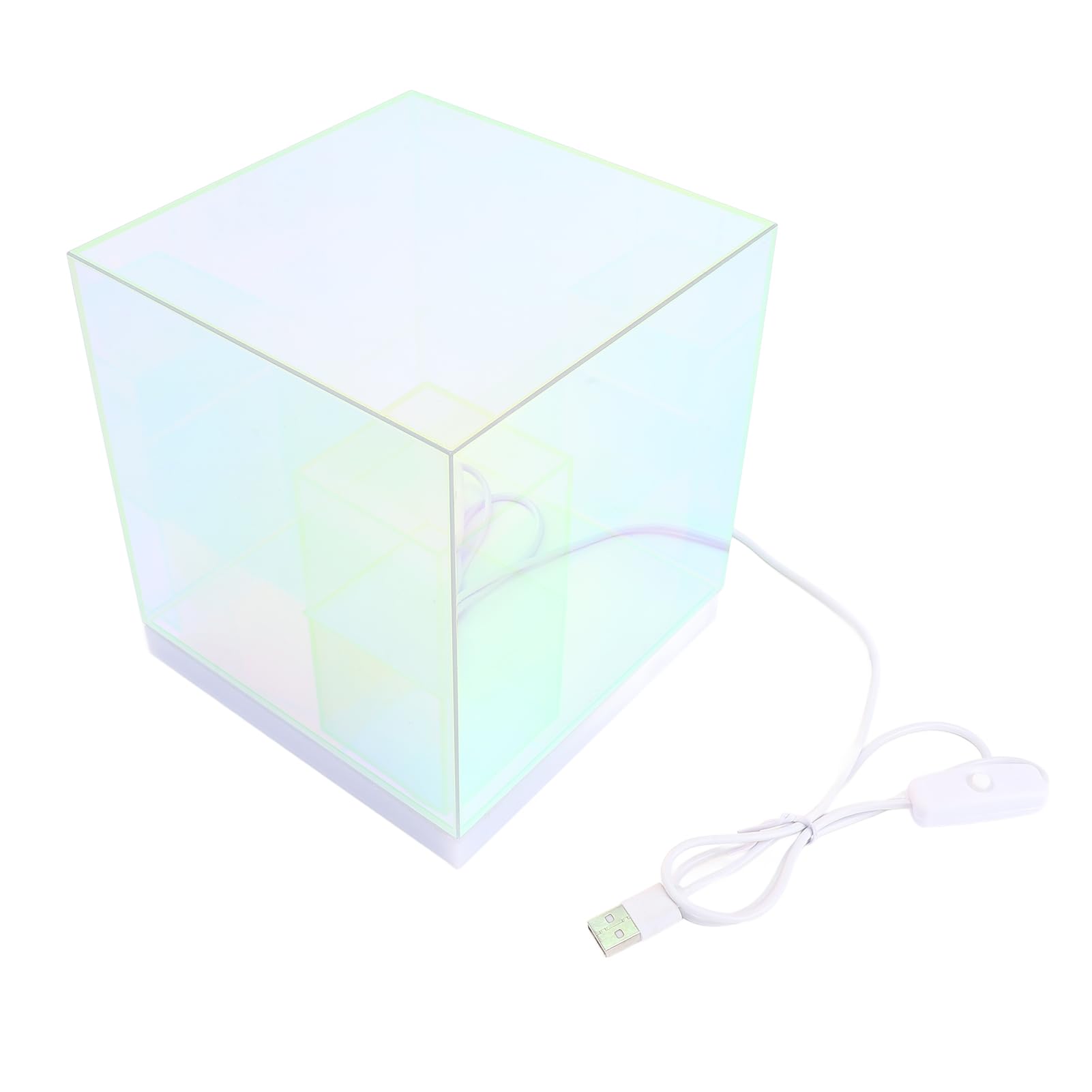 Mingzhe Lámpara de Mesa LED de Cubo 3D Colorida Moderna de la Noche de la Sala de Estar de la Noche USB Sala de Juegos
