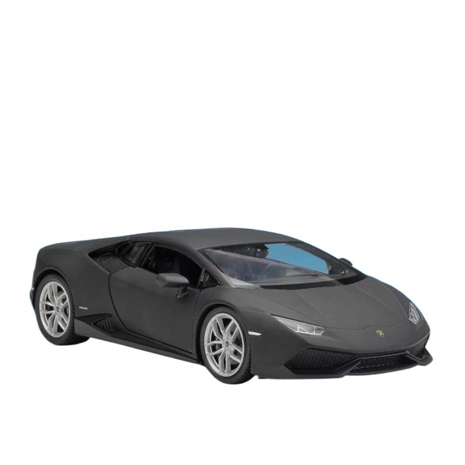 Veicoli a Motore in Scala 1:24 for Lamborghini Huracan LP610-4 Mini Modello di Auto in Lega in Scala di Simulazione, Modello in Metallo, Ornamenti Creativi Modello di Auto Replica(Black)
